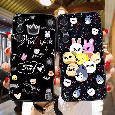 K-pop S-Stray K-Kids Phone Case For Samsung A14 A35 A15 A16 A17 A22 A23 A32 A27 A36 A37 A51 A52 A54 