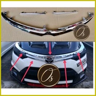 ☏ ♠ ◮ Toyota Vios 2014 NCP150 Front Bumper Grile Grille Garnish Chrome GRILL LINING moulding 2014 2