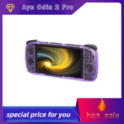 New 6" Ayn Odin 2 Pro Upgraded version IPS Screen Handheld Game Player Android13 16G 512G Wifi Bluet