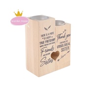 Double-Sided Printed Candle Holder-Best Friend Candle Best Friend Birthday Gift Christmas Gift for B