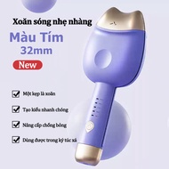 Máy Uốn Xoăn Sóng Nước Hippie Size 32mm Tạo Kiểu Nhanh Chóng Máy Làm Xoăn Gợn Sóng Tai Mèo Bồng Bềnh