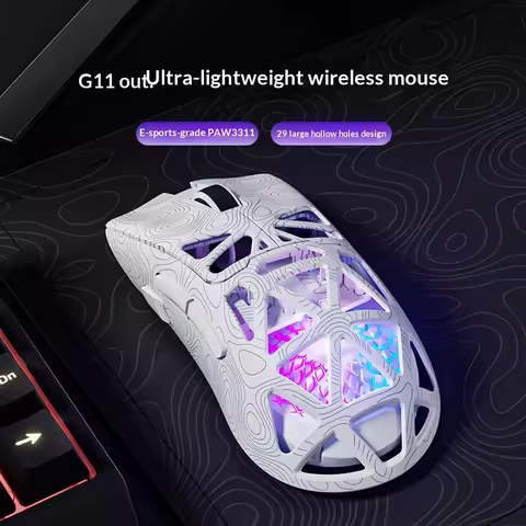 New Furycube G11 Wireless Mouse Game Bluetooth The Third Mock Examination Paw3311 Lightweight Hollow