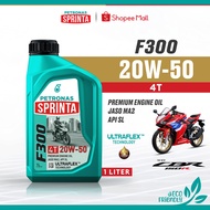 PETRONAS Sprinta for Honda CBR150R 2021 to 2026 F300 4T 20W-50 Premium Engine Oil