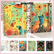 ORIENTLIIY 2026 Planner, Jan.2026 - Dec.2026 A5 Calendar 2026, Monthly Tabs Weekly and Monthly Agend