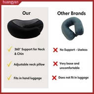 huangyan|  Elastic Memory Foam Neck Pillow Memory Foam Travel Pillow 360 Degree Support Memory Foam Travel Neck Pillow with Adjustable Fastener Tape Comfy U-shaped for Southeast