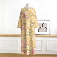 Kaftan Kejururawatan, Farhah, Saiz Bebas, Zip Halimunan Not See-Through Premium Korean Crepe Soft & 
