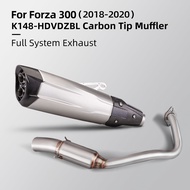 Motorcycle Exhaust Pipe For FORZA 300  Forza300 Forza 300 Exhaust Pipe FORZA 250 Muffler Modified 20