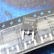 10PCS/LOT 034N06N IPD034N06N3G TO-252 60V 100A MOS tube field effect tube New Quality 100%
