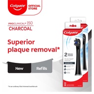 Colgate Proclinical B150 Charcoal Electric Toothbrush Refill Valuepack 2s [Bundle of 2] (61047734-2)