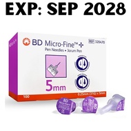 BD Micro Fine Pen Needle 31G x 5mm 100's 320470