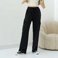 DAWNBLISSCO - MANDY CARGO PANTS | Cargo Pants | Cargo Pants | Knit pants | Knit Pants Cargo | Korean