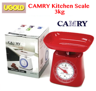 CAMRY KCA Mechanical Kitchen Scale 3kg | Penimbang Mekanikal untuk Dapur | Compact Bowl Food Scale |