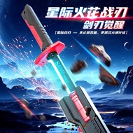 New Style Spark War Blade Spray Pulling Spark Marquee Children Sword Boy Toy