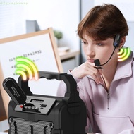 SUNSHINER Head-mounted Microphone, Lavalier Style Head-mounted Design Wireless Lavalier Microphone, 
