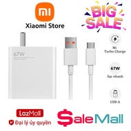 [LAZADA] Lazmall Xiaomi Mi Home Sạc Xiaomi 67w Chính Hãng Sạc Nhanh Mi Charge Turbo Max 67w Dây Sạc 