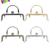 CHAAKIG Purse Frame Kiss Clasp Metal Bag Hardware Bag Frame Buckle Vintage Pattern Bag Clasps Bag Ki