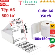 Thermal Printing Paper 100x150 A6 Size File 500 Stamps, Roll A6 100x150 350 Stamps Pre-Layered for S