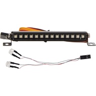MEUS RACING SCX24 Roof Light Bar Headlights 14 LED Color for Axial SCX24 Upgrade Accessories Parts, 