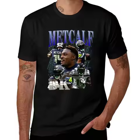 DK Metcalf Vintage T-Shirt t shirts for man pack cotton t shirts for man cotton soft T-Shirt