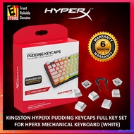 lVEZ KINGSTON HYPERX PUDDING KEYCAPS FULL KEY SET -WHITE (HKCPXP-WT-US/G) FOR HYPERX MECHANICAL KEYB