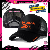 Stars Seller Topi Trucker REEBOK - Topi Distro REEBOK Logo - Topi REEBOK Premium - Topi Pria Dewasa 