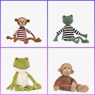 英國Jellycat  可愛青蛙 和 馬騮 Finnegan Frog soft toy 20cm / Pongo Orangutan soft toy 35cm / Madison Monkey s