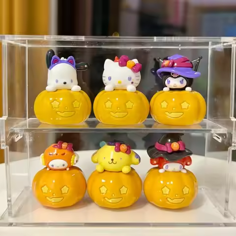 Original Sanrio Family Mischievous Series Cute Grain Blind Bag Surprise Halloween Peripheral Blind B