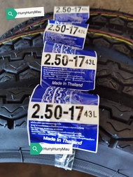 Camel Tyre CM519 250x17 OR 275x17 (2.50-17 / 2.50x17/ 2.75-17 / 2.75x17)  Tubetype Tyre (Tayar Motor