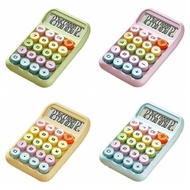 ROSEGOOD Arithmetic Calculator, 12 Digits Large Screen Candy Color Calculator, Portable Anti-slip Pa