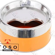 (YPHNL6065) Ashtray Swivel Ashtray Size 9cm Round Ashtray Rotary Orange