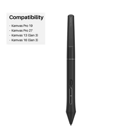 Huion Digital Pen PW600L Battery-Free Stylus for Kamvas Pro 19, Kamvas Pro 27, GS1333-Kamvas 13(Gen3