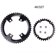 STONE Alloy Double Chainring BCD 110mm 4 Bolts 46T 32T 48T 33T 50T 34T 53T 39T 54T 40T for R7000 R80