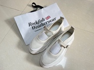 韓國Rockfish FLATFORM STRAP MARYJANE  Vanilla 米白色厚底瑪利珍鞋