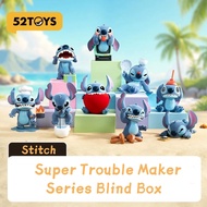 52TOYS Disney Stitch Super Trouble Maker Series Blind Box Toy Collection