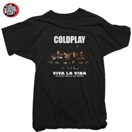 BAJU BAND COLDPLAY VIVA LA VIDA / GILDAN TSHIRT / DTG PRINTING/ CUSTOM DESIGN AVAILABLE