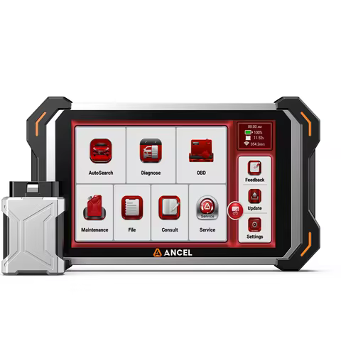 2025 ANCEL DS600 BT OBD2 Scanner Full System Scan Tool with 34+Resets Bidirectional ECU Online Codin