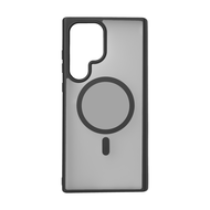 CURIO Matte Case - Magnetic Shockproof Drop Protection Frosted & Smooth Cover (Samsung S22 S23 S24 S