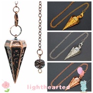 LIGHTHEARTED Reiki Pendulum Pendant, Amulet Copper Cone Pendule Reiki,  Design Healing with Chain Do