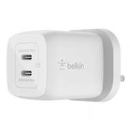 Belkin - BOOST↑CHARGE PRO 65W 雙 USB-C GaN PPS 65W 家用式充電器 (WCH013myWH)