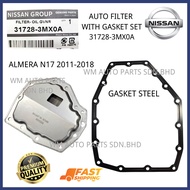 『WM』NISSAN ALMERA N17 AUTO FILTER GEAR BOX SET 31728-3MX0A