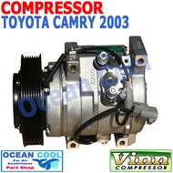 คอมเพรสเซอร์ แคมรี่ ACV30 ปี 2002 - 2006 COM0059 10S17C Compressor TOYOTA CAMRY ACV30 คอมแอร์รถยนต์ 