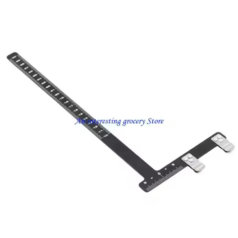 652D L-shaped Bow L-Ruler Metal Bow Square Brace Height Measure Ruler For Recurve Bow Measurement Ac