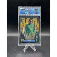 **Ederson-2023 Topps Match Attax-482 (100 Club)-SQC 9.5 Gem Mint**