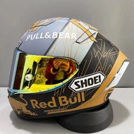 SHOEI X14 Helmet SHOEI Full Face Helmet SHOEI X14 Golden Ant Riding Racing Helmet X14 Red Bull Helme