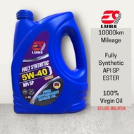 E9 5W-40 Fully Synthetic Engine Oil 4L API SP (100% GENUINE OIL) Proton Perodua Toyota Honda Nissan Naza Inokom