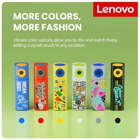 Lenovo Mini Thumb Camera G10 Lipstick Series 2K HD Portable Sports Camcorder for Students Outdoor Ph