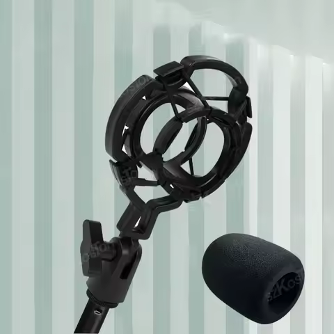 Profession USB Condenser Microphone Shock Mount Holder Recording Studio Bracket Pop Filter Sponge fo