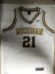 絕版 Nike Team 密芝根大學籃球衣背心 21號