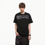 Although Alive Although Not Good Spirit "Premium Student Slogan Summer New Style Short-Sleeved Men W