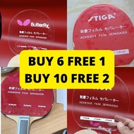Table Tennis Adhesives Separater Butterfly & Stiga / Ping Pong Rubber